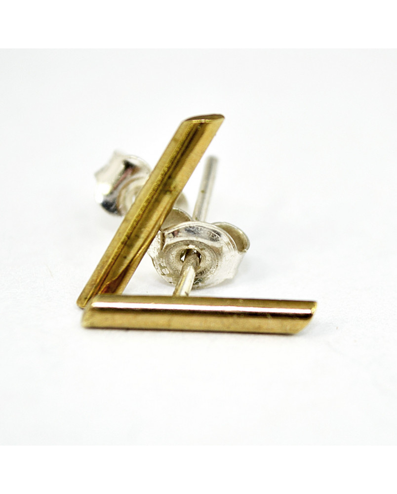 Kolczyki patyczki gładkie