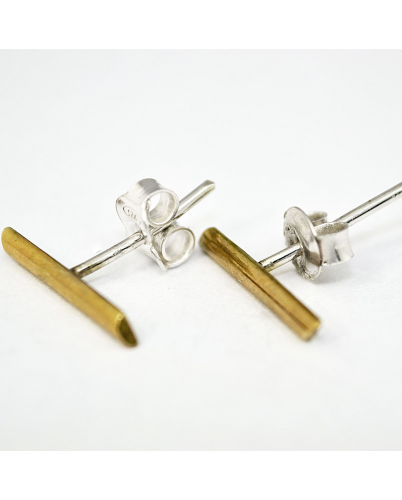 Kolczyki patyczki gładkie