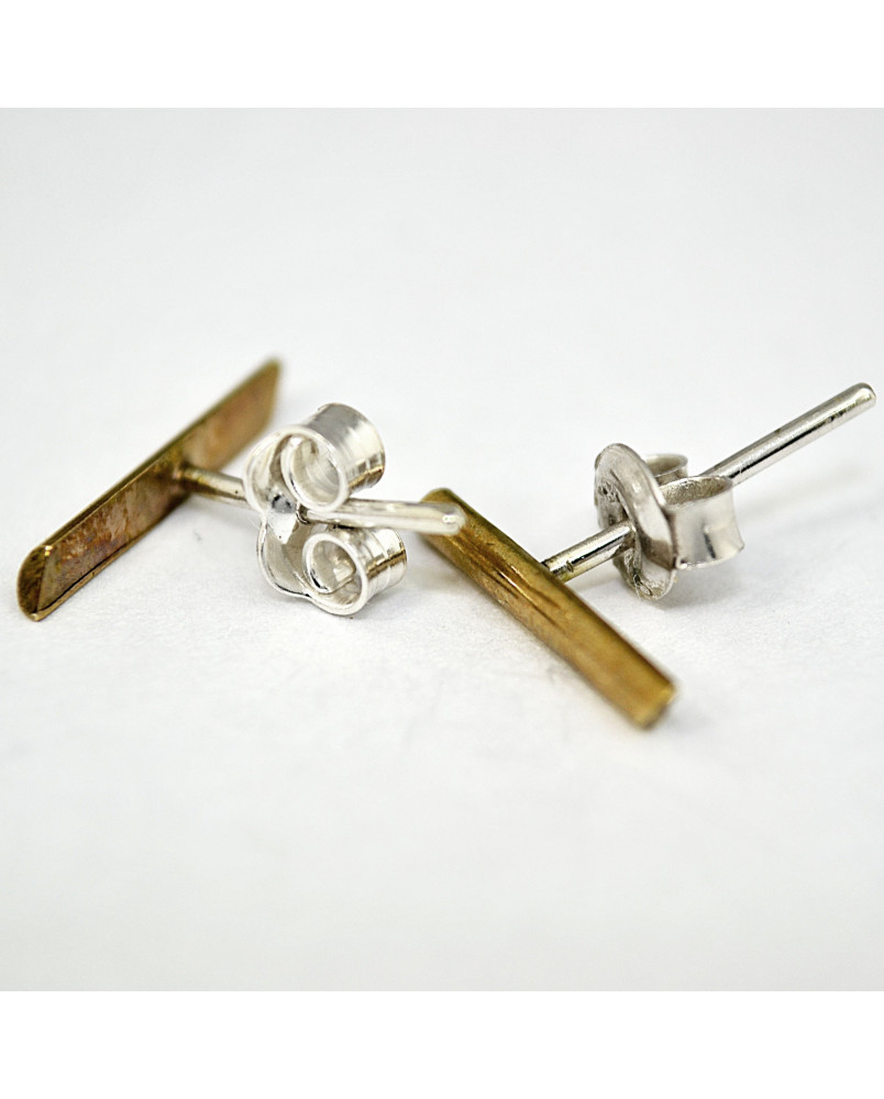 Kolczyki patyczki gładkie