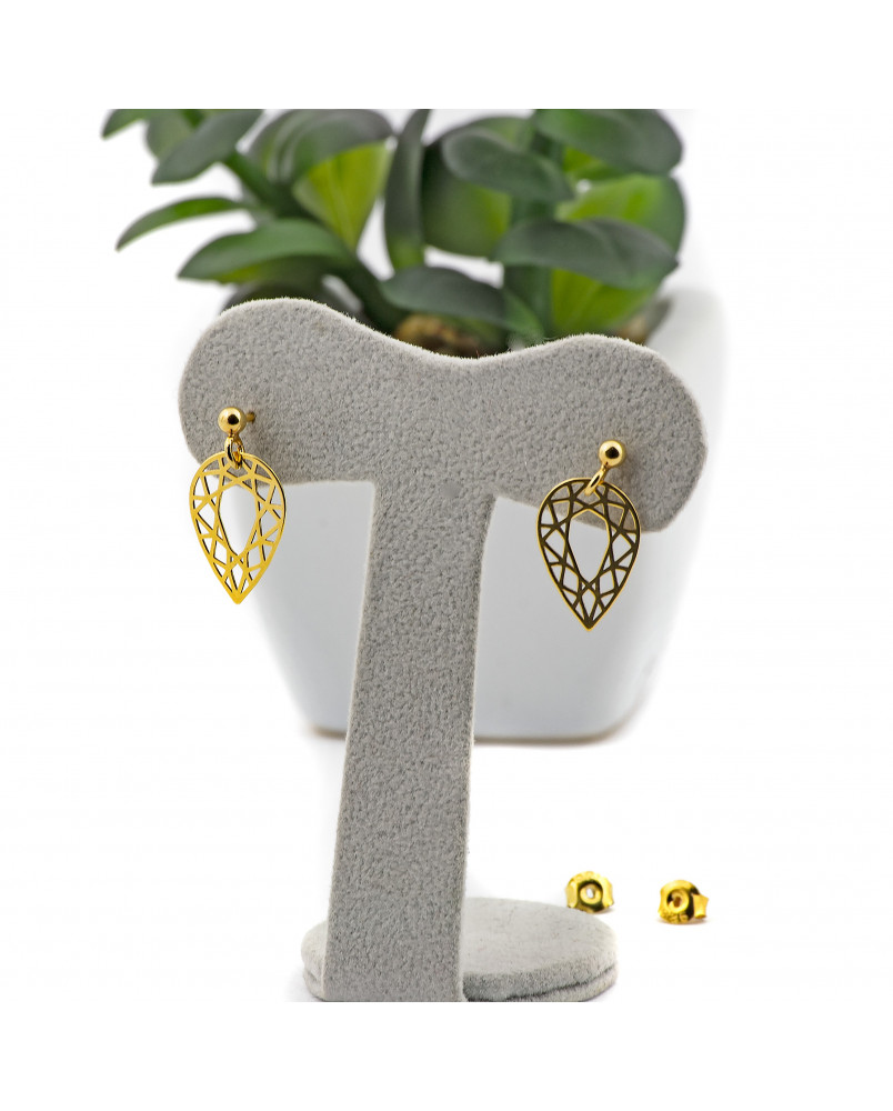 Kolczyki ażurowe łezki