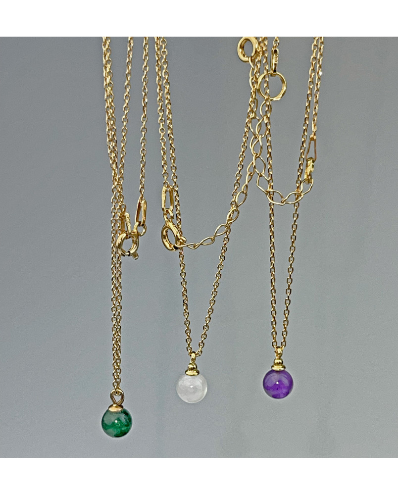 Naszyjnik z ametystem