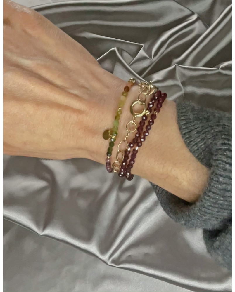 Bransoletka z granatami