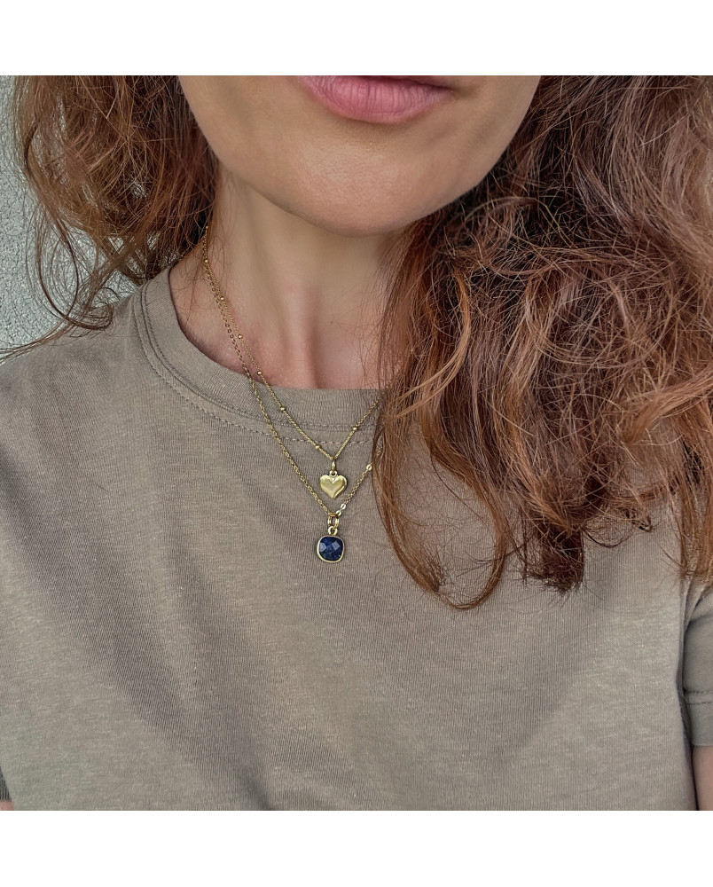 Naszyjnik z szafirem