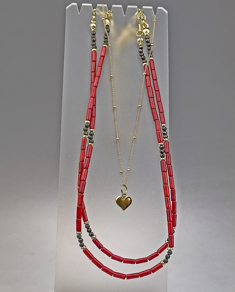 Naszyjnik z korala naturalnego