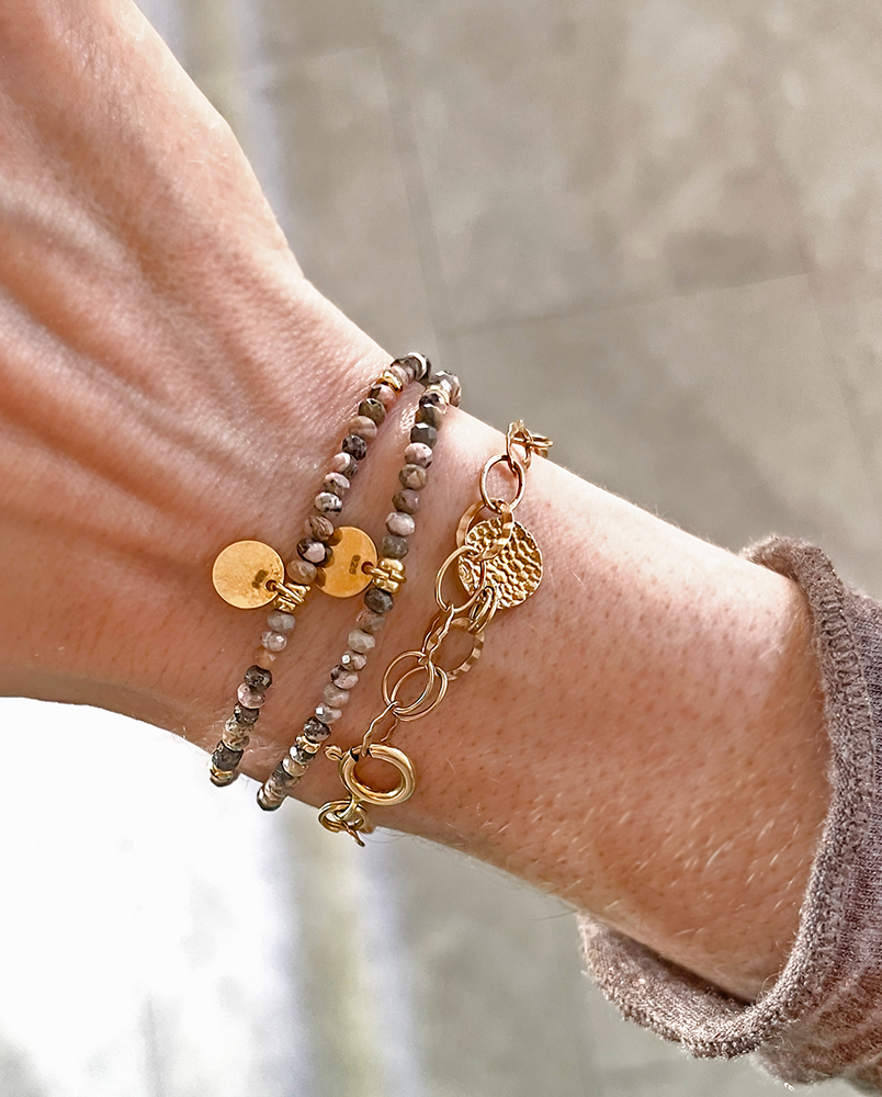 Bransoletka z rodochrozytem