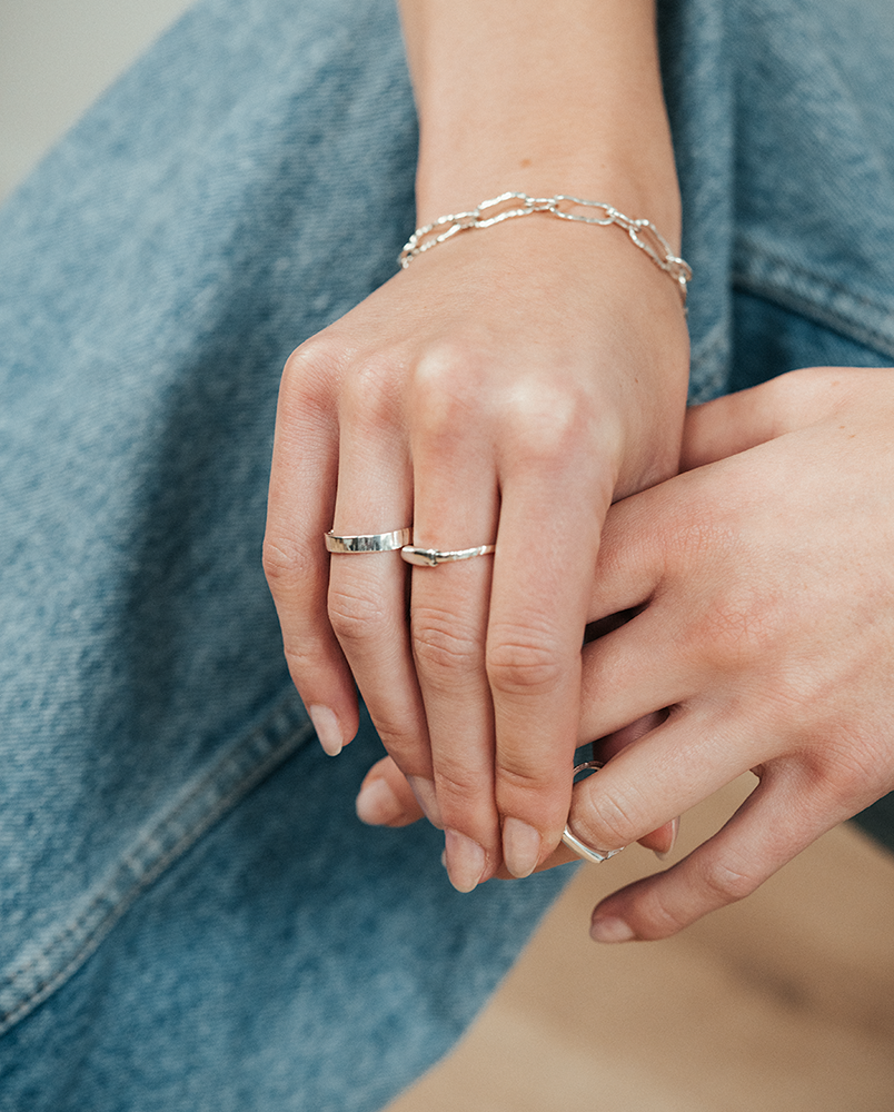 Bransoletka z dużymi ogniwami