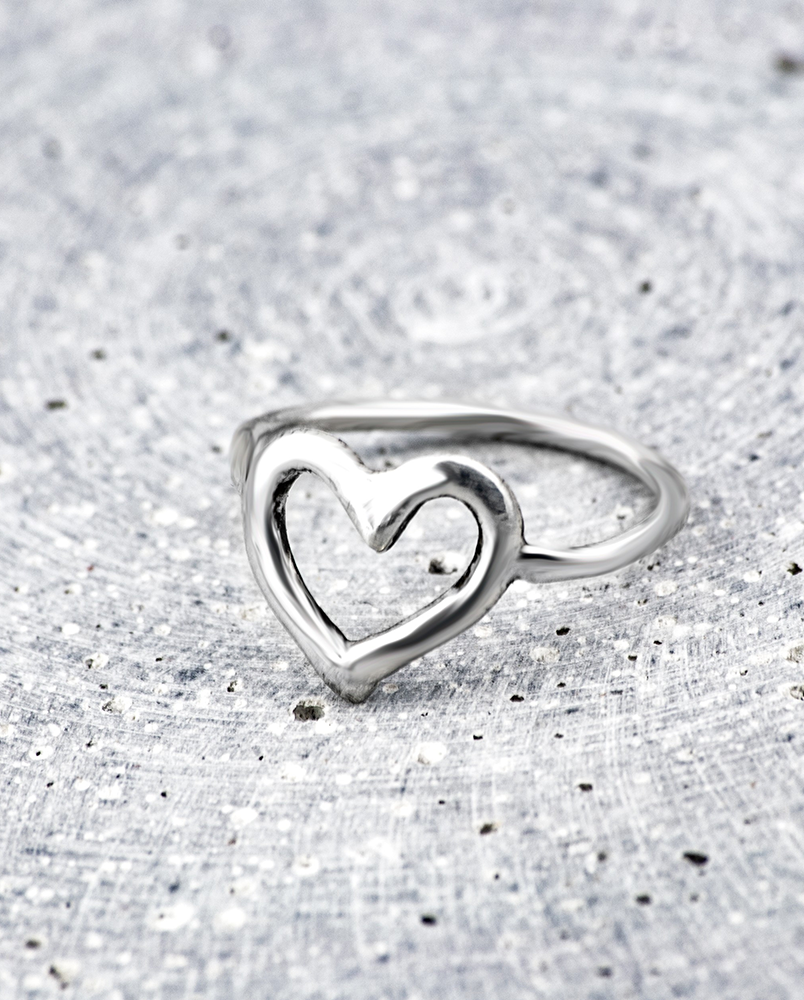 Pierścionek z sercem