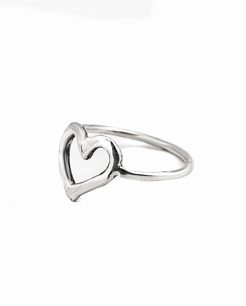 Pierścionek z sercem