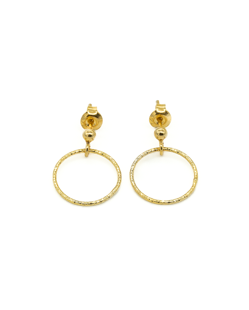 Kolczyki koła na sztyftach