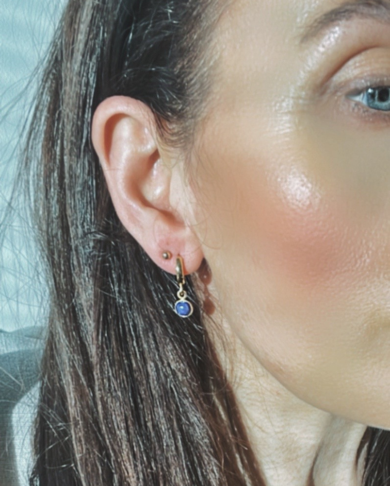 Kolczyki z lapisem lazuli