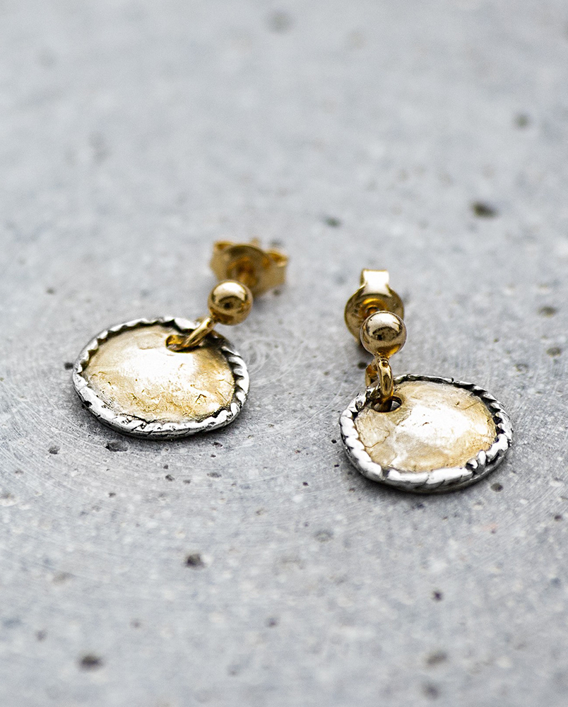 Kolczyki srebrne blaszki