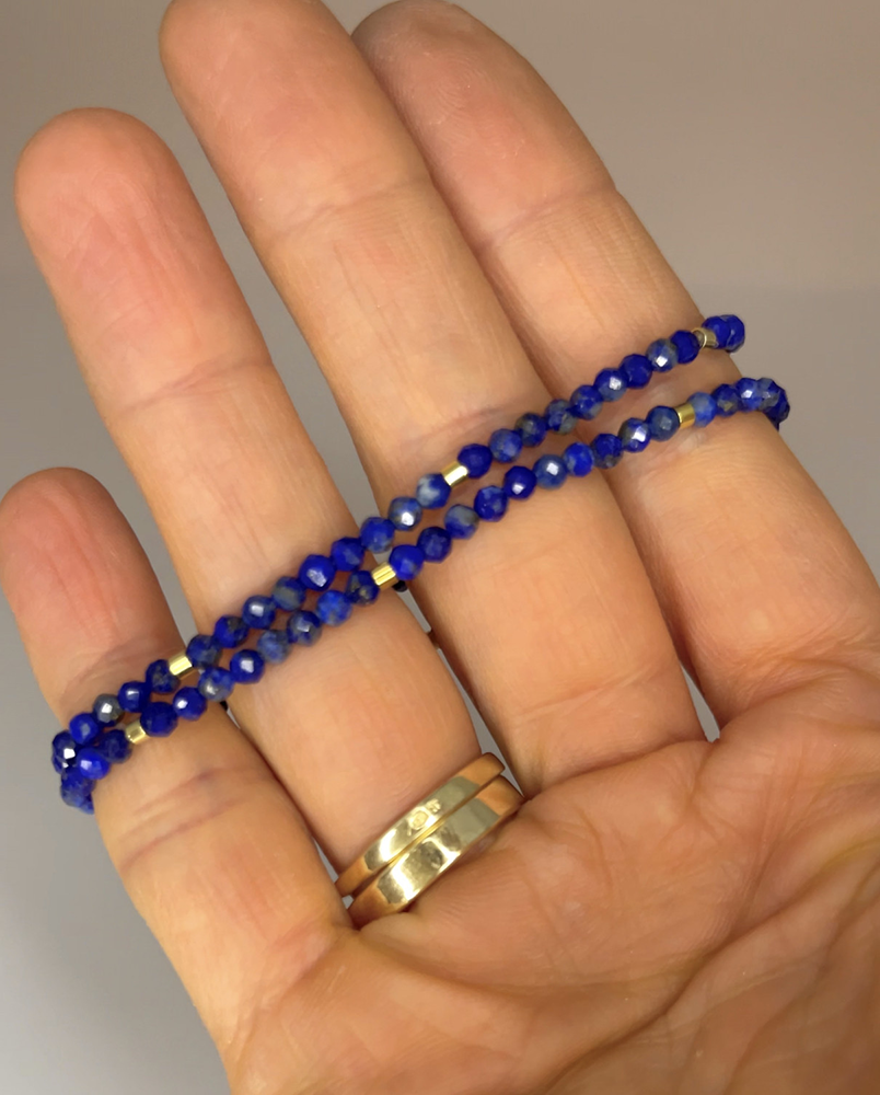 Bransoletka z lapisem lazuli