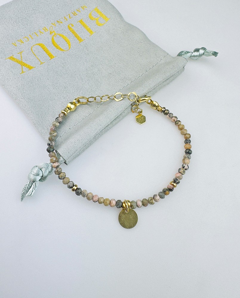 Bransoletka z rodochrozytem