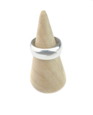 Pękata szeroka obrączka