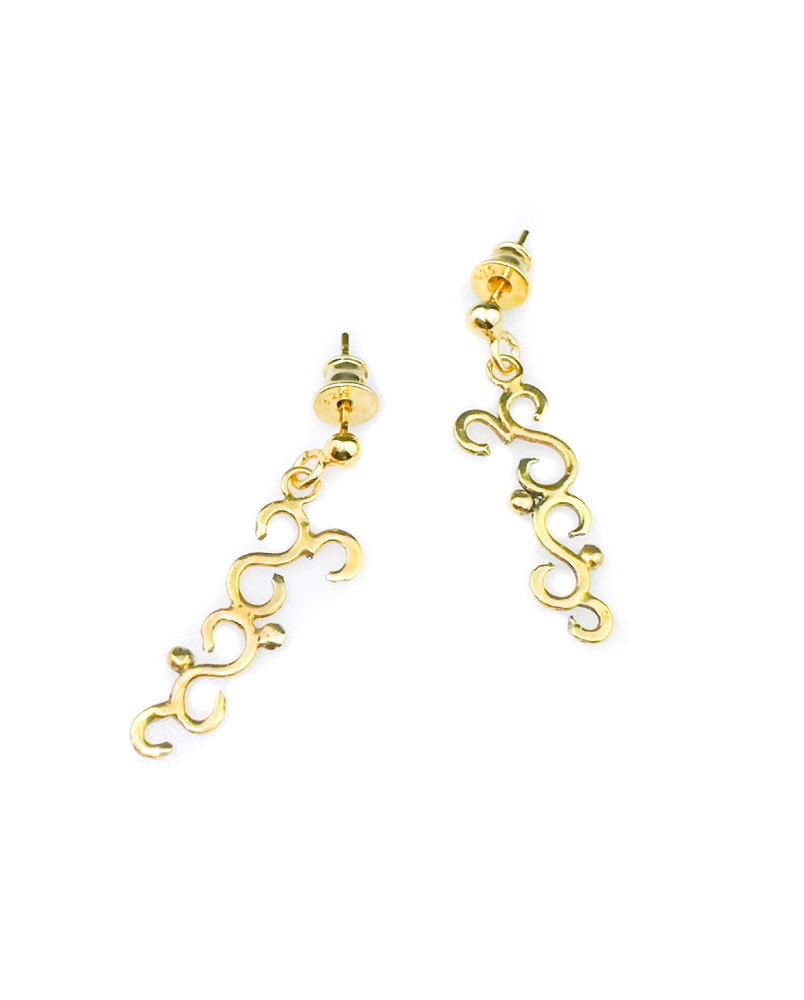 Kolczyki ażurowe na sztyftach