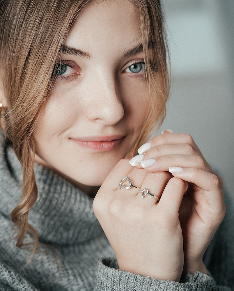 Pierścionek z sercem