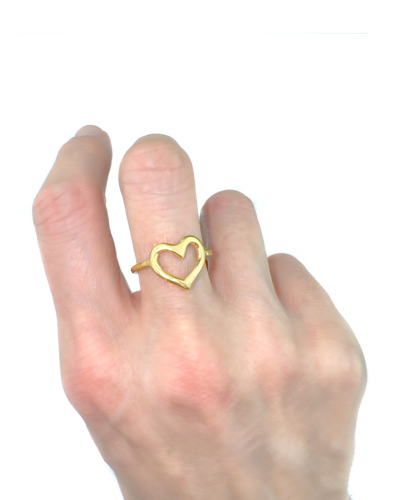 Pierścionek z sercem