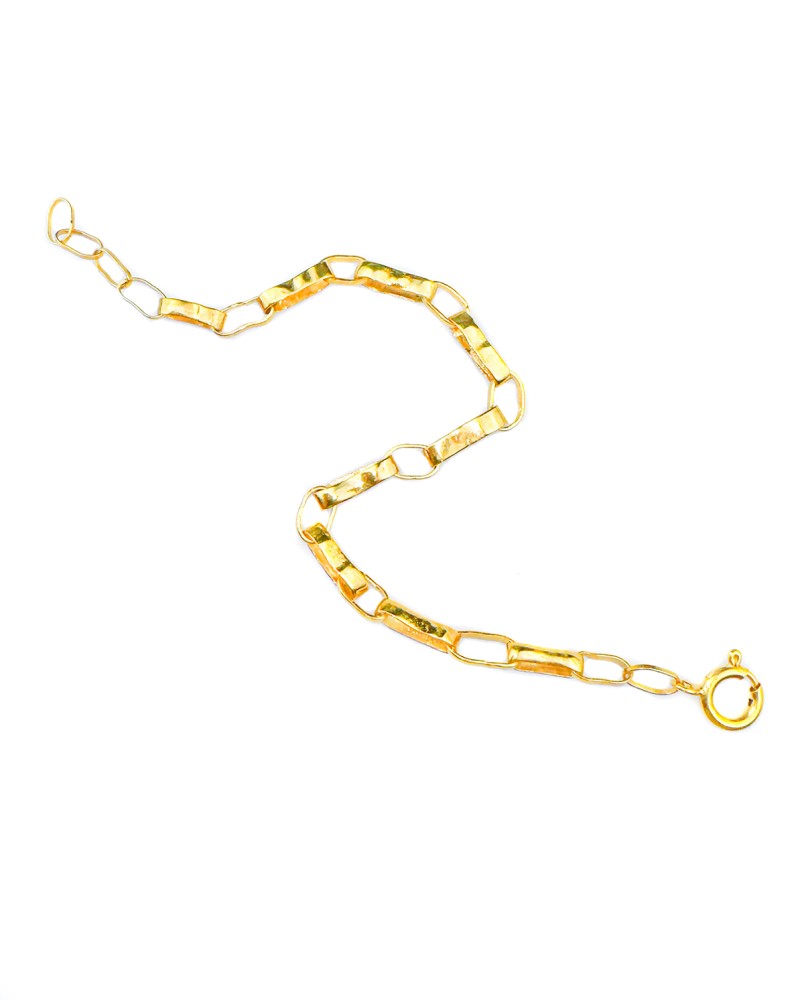 Bransoletka z płaskimi ogniwami