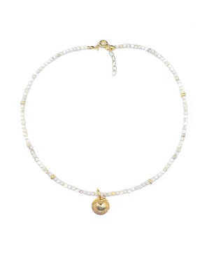 Naszyjnik z howlitem i...