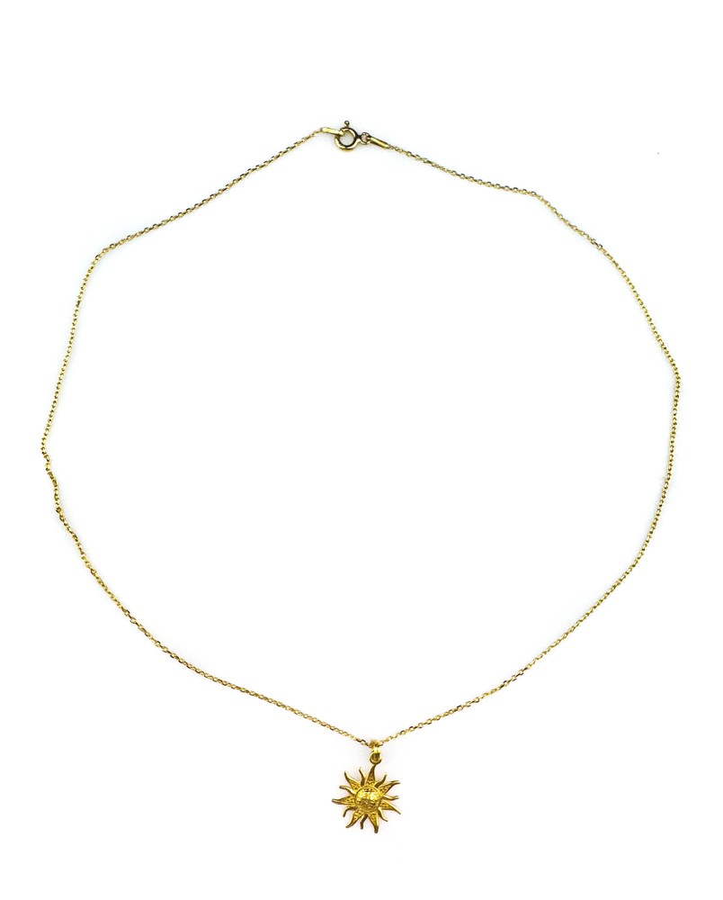 Naszyjnik z motywem słońca