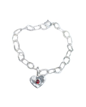 Bransoletka z motywem serca...