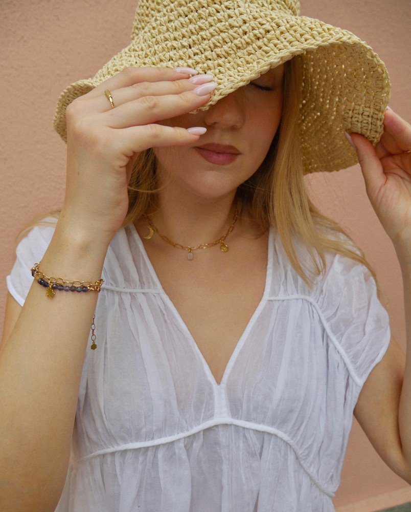 Bransoletka z iolitem