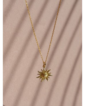 Naszyjnik z motywem słońca