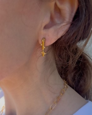 Kolczyki sztyfty z kulkami