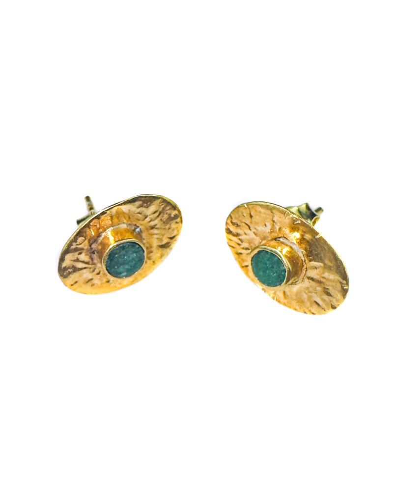 Kolczyki z awenturynem