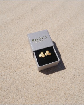 Kolczyki złote kwiatki