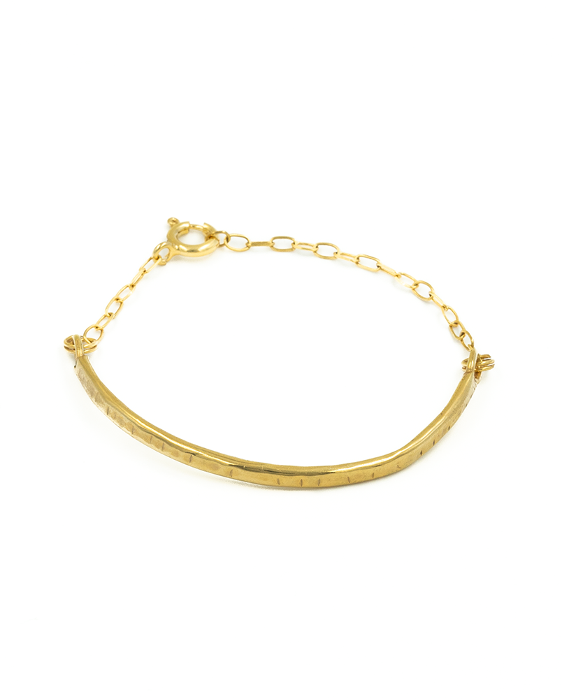 Bransoletka owalna z łańcuszkiem