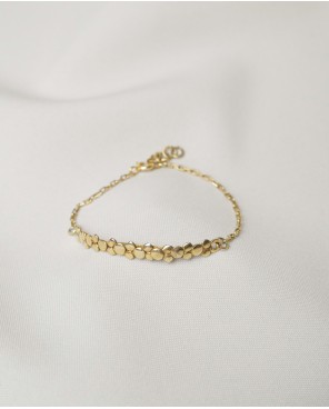 Bransoletka ze spłaszczonymi kulkami