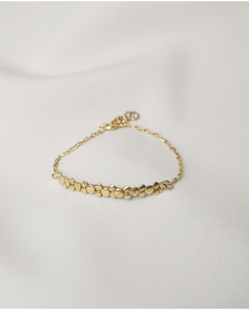 Bransoletka ze spłaszczonymi kulkami