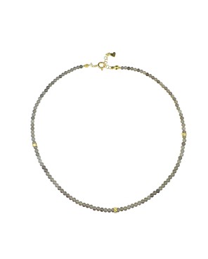 Naszyjnik z kwarcem dymnym