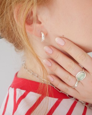 Półokrągłe kolczyki