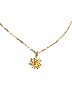 Naszyjnik z motywem słońca