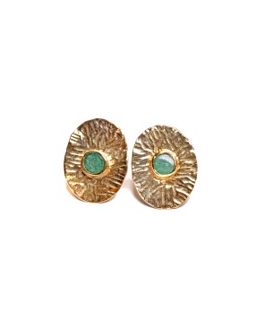 Kolczyki z awenturynem