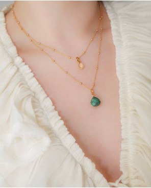 Naszyjnik z nefrytem