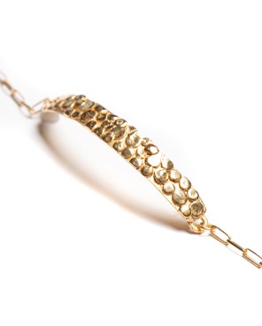 Bransoletka ze spłaszczonymi kulkami