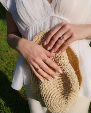 Pierścionek z ametystem