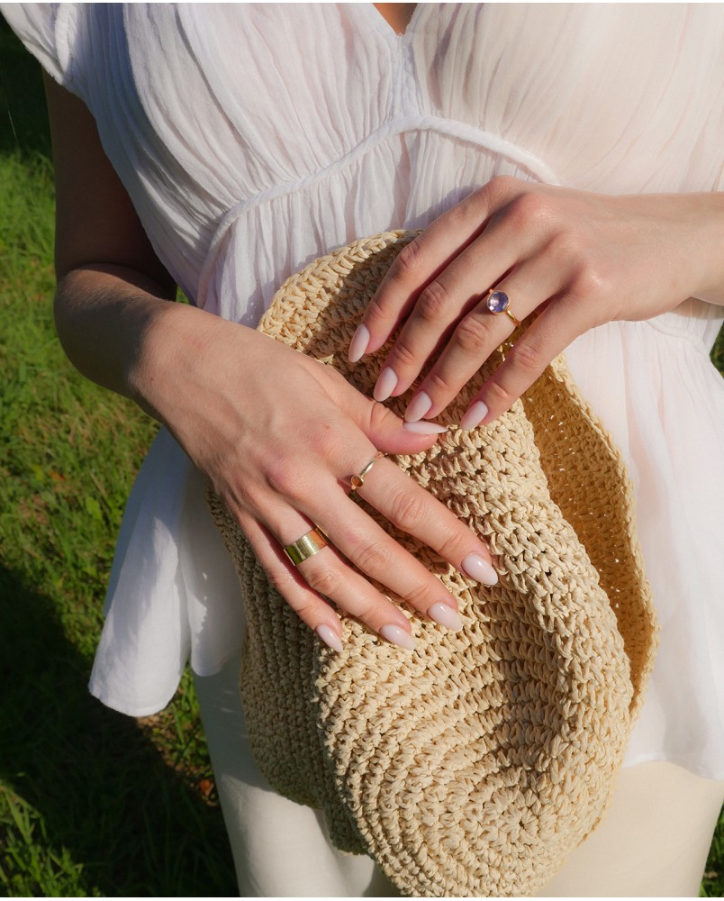 Pierścionek z ametystem